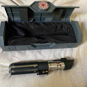 Disney Darth Vader Black and Silver Lightsaber with Case. Blade not included.